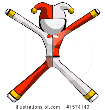 Royalty-Free (RF) White Design Mascot Clipart Illustration by Leo Blanchette - Stock Sample #1574149
