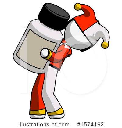 Royalty-Free (RF) White Design Mascot Clipart Illustration by Leo Blanchette - Stock Sample #1574162