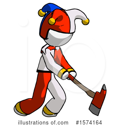 Royalty-Free (RF) White Design Mascot Clipart Illustration by Leo Blanchette - Stock Sample #1574164