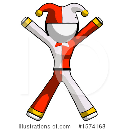 Royalty-Free (RF) White Design Mascot Clipart Illustration by Leo Blanchette - Stock Sample #1574168