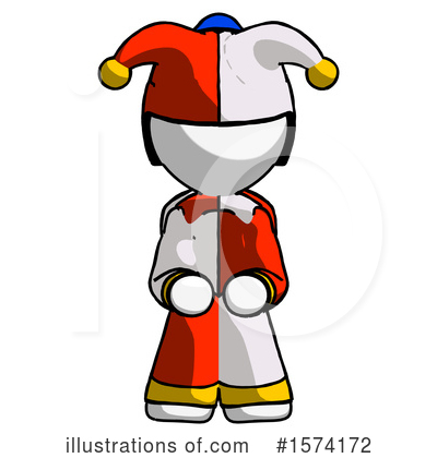 Royalty-Free (RF) White Design Mascot Clipart Illustration by Leo Blanchette - Stock Sample #1574172