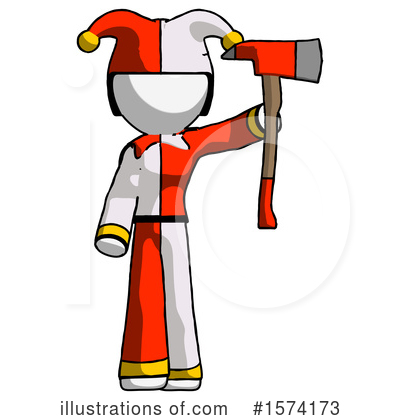 Royalty-Free (RF) White Design Mascot Clipart Illustration by Leo Blanchette - Stock Sample #1574173
