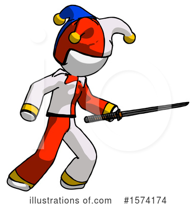 Royalty-Free (RF) White Design Mascot Clipart Illustration by Leo Blanchette - Stock Sample #1574174