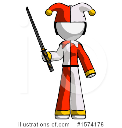 Royalty-Free (RF) White Design Mascot Clipart Illustration by Leo Blanchette - Stock Sample #1574176