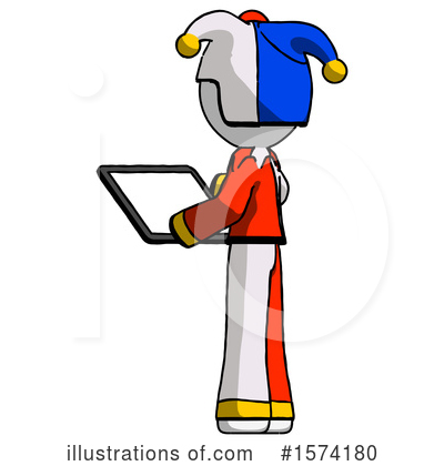 Royalty-Free (RF) White Design Mascot Clipart Illustration by Leo Blanchette - Stock Sample #1574180