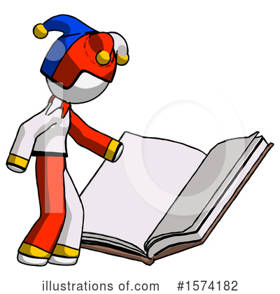 Royalty-Free (RF) White Design Mascot Clipart Illustration by Leo Blanchette - Stock Sample #1574182
