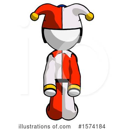 Royalty-Free (RF) White Design Mascot Clipart Illustration by Leo Blanchette - Stock Sample #1574184