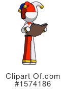 White Design Mascot Clipart #1574186 by Leo Blanchette