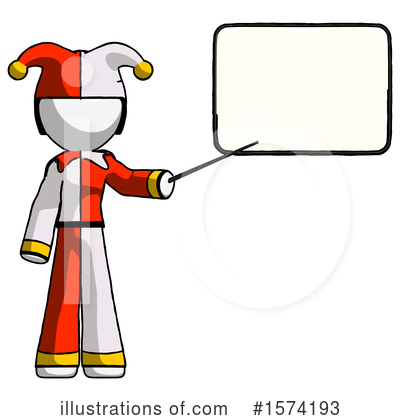 Royalty-Free (RF) White Design Mascot Clipart Illustration by Leo Blanchette - Stock Sample #1574193