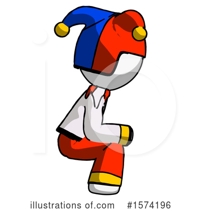 Royalty-Free (RF) White Design Mascot Clipart Illustration by Leo Blanchette - Stock Sample #1574196