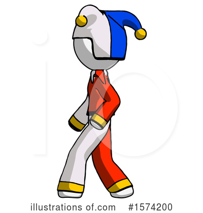 Royalty-Free (RF) White Design Mascot Clipart Illustration by Leo Blanchette - Stock Sample #1574200