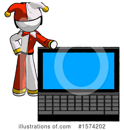 Royalty-Free (RF) White Design Mascot Clipart Illustration by Leo Blanchette - Stock Sample #1574202