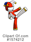 White Design Mascot Clipart #1574212 by Leo Blanchette