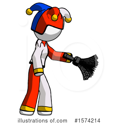 Royalty-Free (RF) White Design Mascot Clipart Illustration by Leo Blanchette - Stock Sample #1574214
