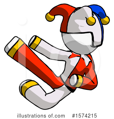 Royalty-Free (RF) White Design Mascot Clipart Illustration by Leo Blanchette - Stock Sample #1574215