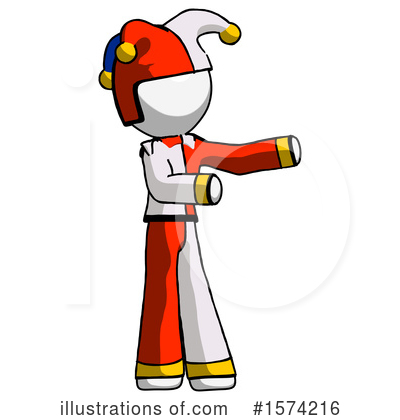 Royalty-Free (RF) White Design Mascot Clipart Illustration by Leo Blanchette - Stock Sample #1574216