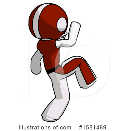 Royalty-Free (RF) White Design Mascot Clipart Illustration by Leo Blanchette - Stock Sample #1581469