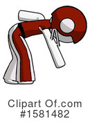 White Design Mascot Clipart #1581482 by Leo Blanchette