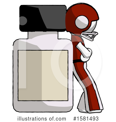 Royalty-Free (RF) White Design Mascot Clipart Illustration by Leo Blanchette - Stock Sample #1581493