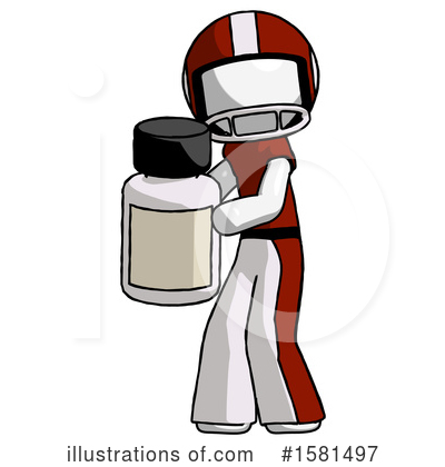 Royalty-Free (RF) White Design Mascot Clipart Illustration by Leo Blanchette - Stock Sample #1581497