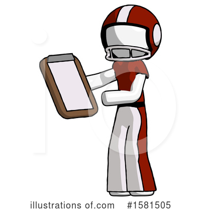 Royalty-Free (RF) White Design Mascot Clipart Illustration by Leo Blanchette - Stock Sample #1581505