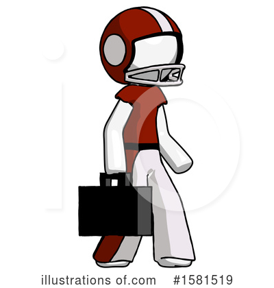 Royalty-Free (RF) White Design Mascot Clipart Illustration by Leo Blanchette - Stock Sample #1581519
