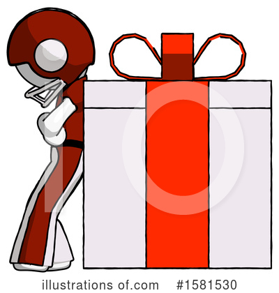 Royalty-Free (RF) White Design Mascot Clipart Illustration by Leo Blanchette - Stock Sample #1581530