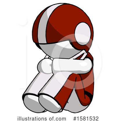 Royalty-Free (RF) White Design Mascot Clipart Illustration by Leo Blanchette - Stock Sample #1581532