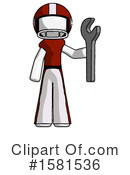 White Design Mascot Clipart #1581536 by Leo Blanchette