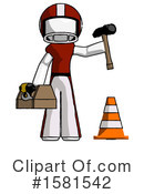 White Design Mascot Clipart #1581542 by Leo Blanchette