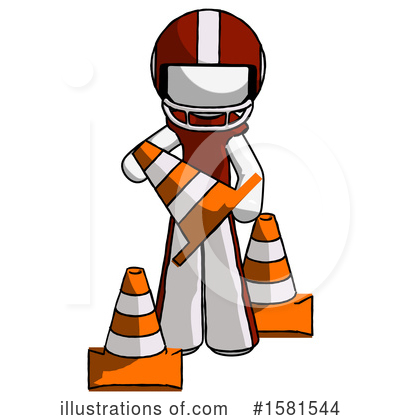 Royalty-Free (RF) White Design Mascot Clipart Illustration by Leo Blanchette - Stock Sample #1581544