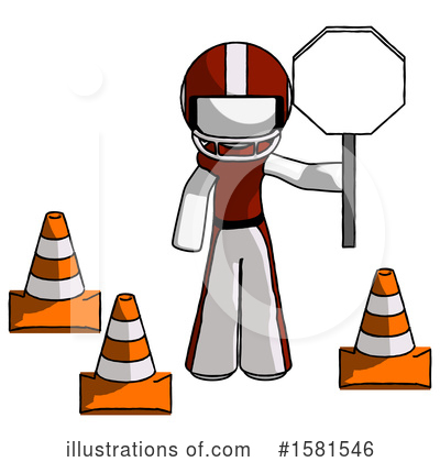 Royalty-Free (RF) White Design Mascot Clipart Illustration by Leo Blanchette - Stock Sample #1581546