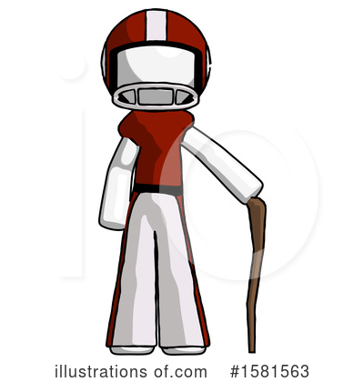 Royalty-Free (RF) White Design Mascot Clipart Illustration by Leo Blanchette - Stock Sample #1581563