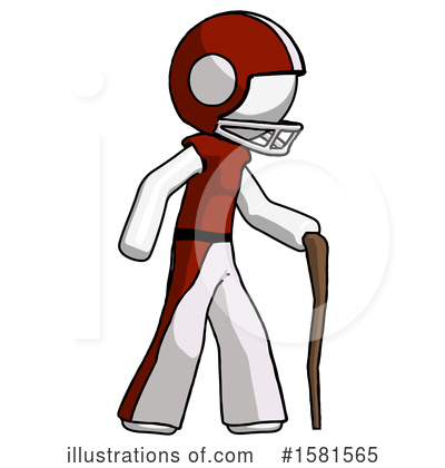 Royalty-Free (RF) White Design Mascot Clipart Illustration by Leo Blanchette - Stock Sample #1581565