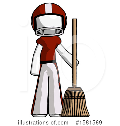 Royalty-Free (RF) White Design Mascot Clipart Illustration by Leo Blanchette - Stock Sample #1581569