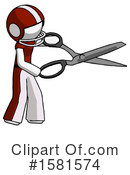 White Design Mascot Clipart #1581574 by Leo Blanchette