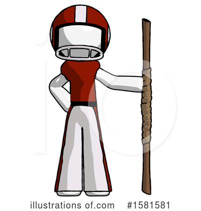 Royalty-Free (RF) White Design Mascot Clipart Illustration by Leo Blanchette - Stock Sample #1581581