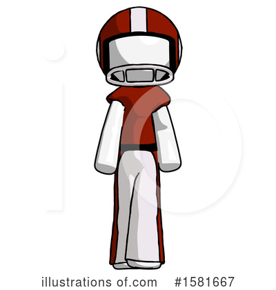 Royalty-Free (RF) White Design Mascot Clipart Illustration by Leo Blanchette - Stock Sample #1581667