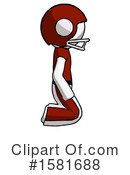 White Design Mascot Clipart #1581688 by Leo Blanchette