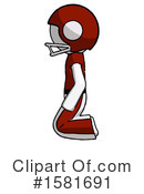 White Design Mascot Clipart #1581691 by Leo Blanchette