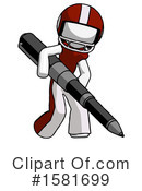 White Design Mascot Clipart #1581699 by Leo Blanchette