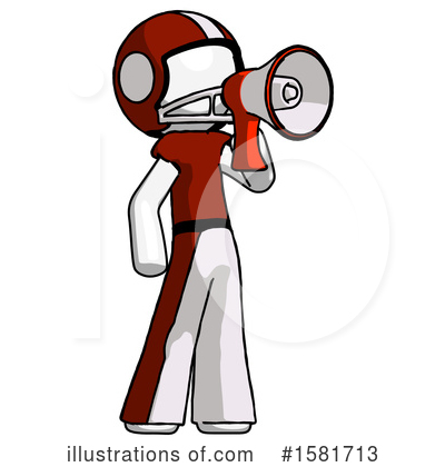 Royalty-Free (RF) White Design Mascot Clipart Illustration by Leo Blanchette - Stock Sample #1581713