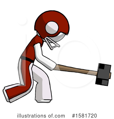 Royalty-Free (RF) White Design Mascot Clipart Illustration by Leo Blanchette - Stock Sample #1581720