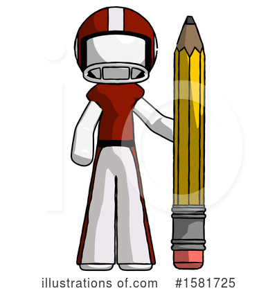 Royalty-Free (RF) White Design Mascot Clipart Illustration by Leo Blanchette - Stock Sample #1581725