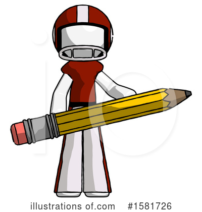 Royalty-Free (RF) White Design Mascot Clipart Illustration by Leo Blanchette - Stock Sample #1581726