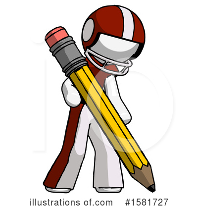 Royalty-Free (RF) White Design Mascot Clipart Illustration by Leo Blanchette - Stock Sample #1581727