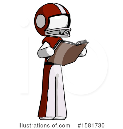 Royalty-Free (RF) White Design Mascot Clipart Illustration by Leo Blanchette - Stock Sample #1581730