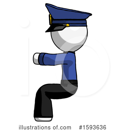Royalty-Free (RF) White Design Mascot Clipart Illustration by Leo Blanchette - Stock Sample #1593636