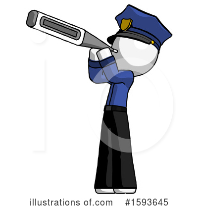 Royalty-Free (RF) White Design Mascot Clipart Illustration by Leo Blanchette - Stock Sample #1593645