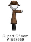 White Design Mascot Clipart #1593659 by Leo Blanchette
